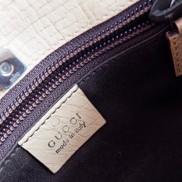 Authentic Preowned Gucci Beige GG Canvas Mini Handbag - Picture 13 of 16